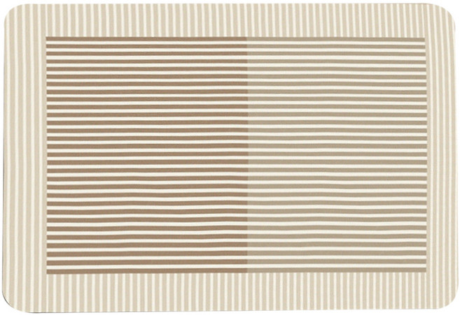 軟珪藻土地墊, 簡約線條 多色