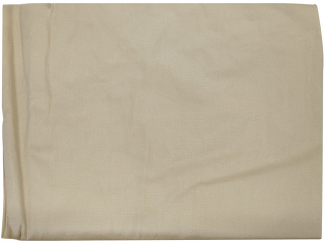 C.D.BABY 佳登 嬰兒床床包替換布套素色 100%純棉, 米色, 1件