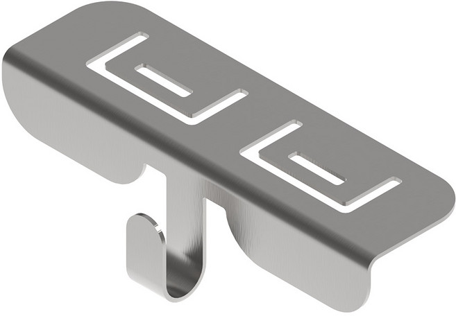 코멧 아트월 대리석 벽걸이 고정핀 4개, 실버