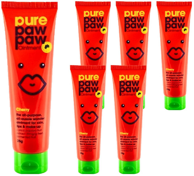 purepawpaw 神奇萬用木瓜霜, 櫻桃香, 25g, 6條