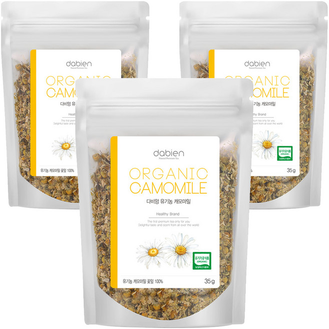 다비앙 유기농 캐모마일 리필, 35g, 3개, 1개입