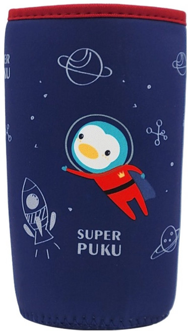 PUKU 藍色企鵝 Dreamer水瓶保護套 隔熱保溫 防刮耐磨彈性材質, 勇氣藍, 1個