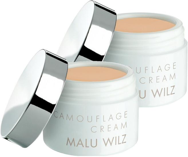 MALU WILZ Camouflage 霜狀遮瑕膏 6g, 3號 自然米色, 2個