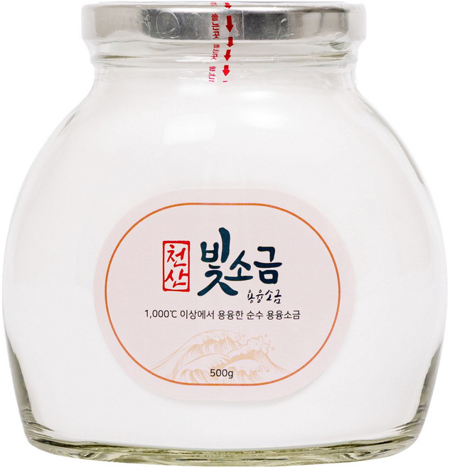 천산빛소금 융융소금, 500g, 1개