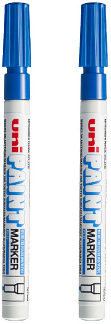 Uni 三菱 細字油漆筆 PX-21 藍色, 1色, 2支
