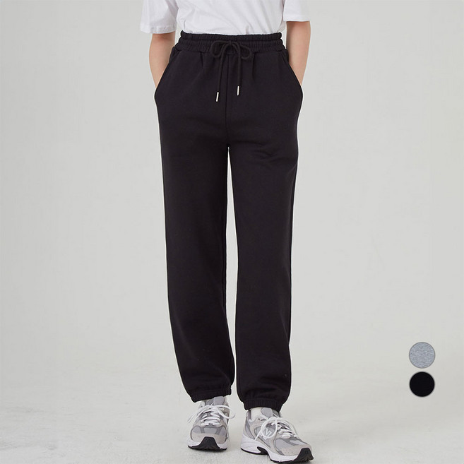 ELLE PARIS 여성용 데일리 기모 조거팬츠