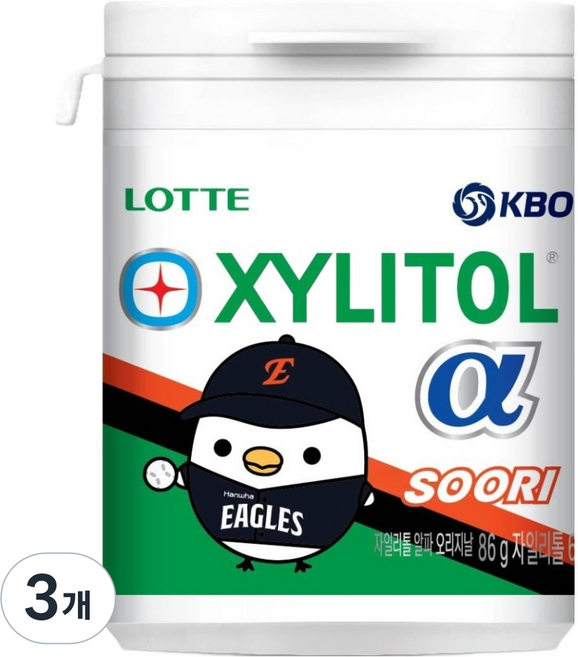 XYLITOL KBO Alpha 原味口香糖 韓華鷹
