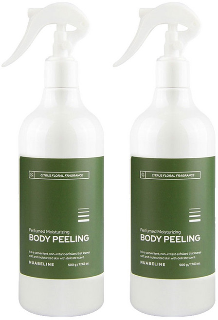 누아벨린 퍼퓸드 촉촉 바디필링 시트러스, 500g, 2개