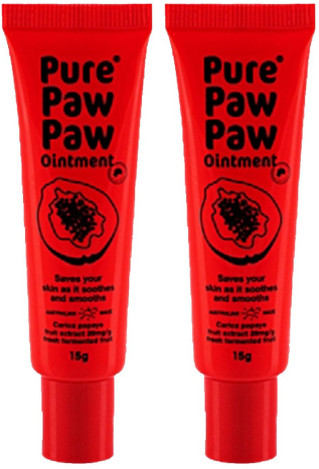purepawpaw 台灣公司貨 澳洲神奇萬用木瓜霜, 15g, 2條