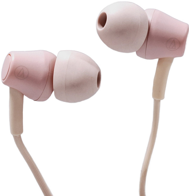 audio-technica 鐵三角 Wired 入耳式耳機 3.5mm L型插頭 粉色 ATH-CK350X 原廠保固