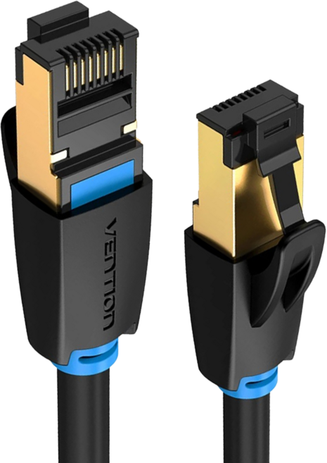 VEnTIOn 威迅 IKA系列 CAT8八類超高速電競級網路線 1.5M, 黑色, 1條