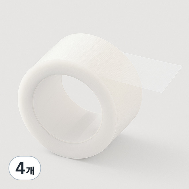 안이네 발 뒷꿈치 물집 방지 보호 밴드 투명, 1개입, 4개