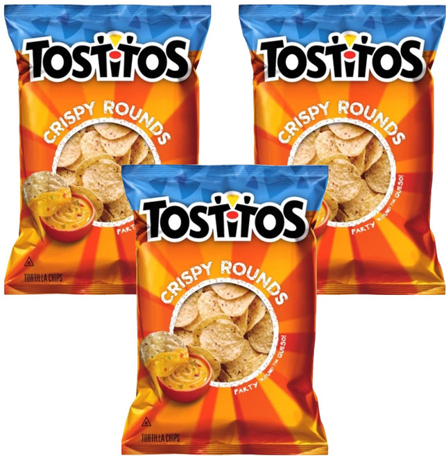 토스티토스 크리스피라운드 또띨라 칩, 283.5g, 3개