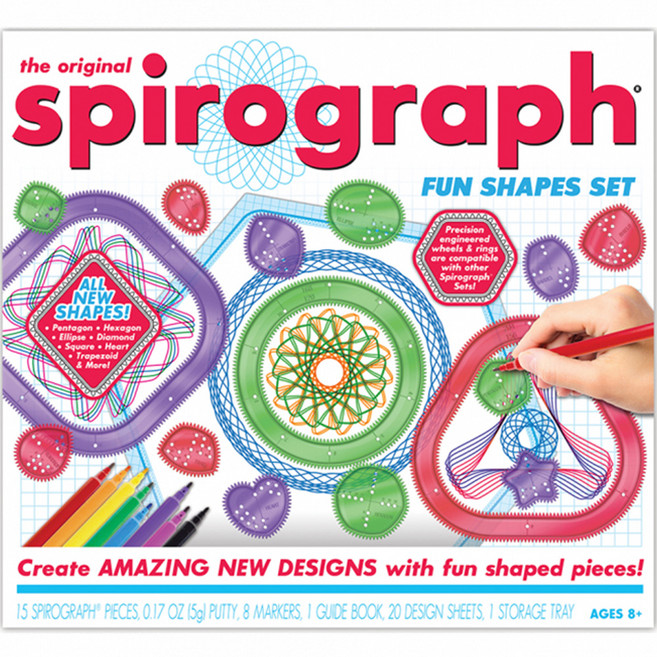 spirograph 趣味形狀繪畫模具組 1032Z, 1個