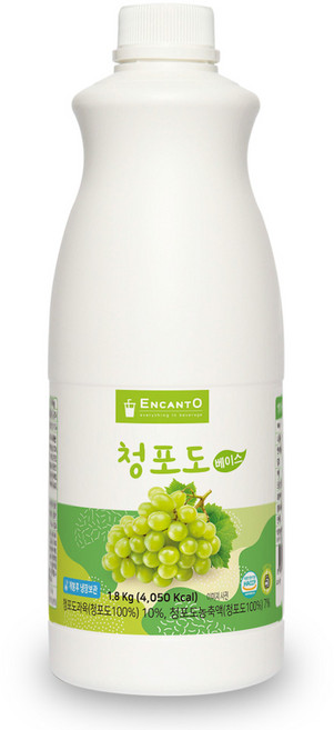 엔칸토 청포도 베이스, 1.8kg, 1개