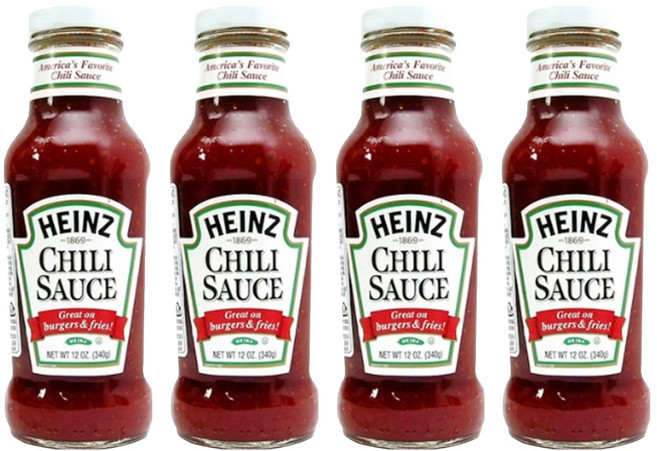 하인즈 칠리맛 소스, 340g, 4개