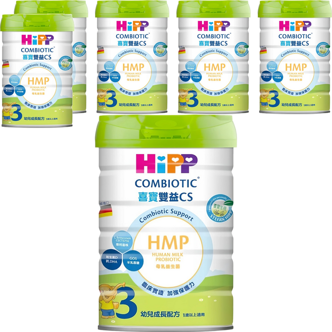 HiPP 喜寶 雙益CS生機幼兒配方配方 3號, 800g, 6罐