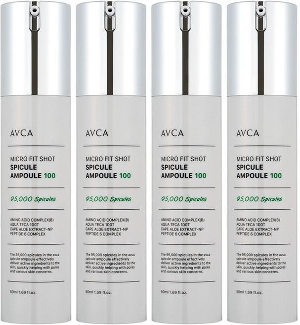 아브카 마이크로 핏샷 스피큘 앰플 100, 50ml, 4개