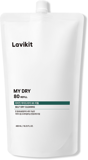 라비킷 마이드라이80 홈드라이세제 리필, 1개, 480ml