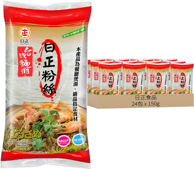 日正食品 粉絲, 150g, 24包