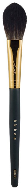 SOO ADOR 韓國 Okhee 腮紅刷 BOL01 JADE BRUSH, 黑色刷柄/黑色刷毛, 1支