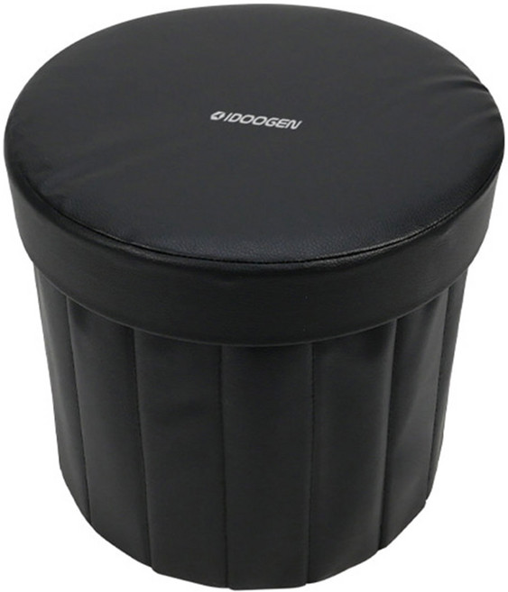IDOOGEN 露營用折疊式馬桶箱, 黑色, 1個
