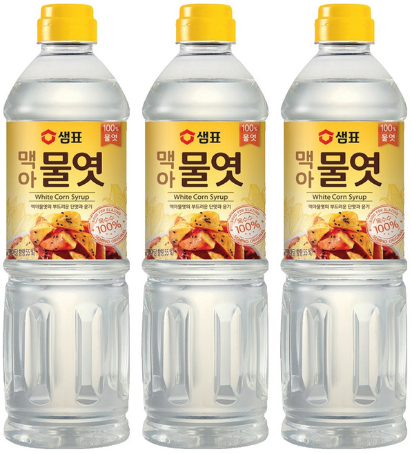 샘표 맥아물엿, 1.2kg, 3개