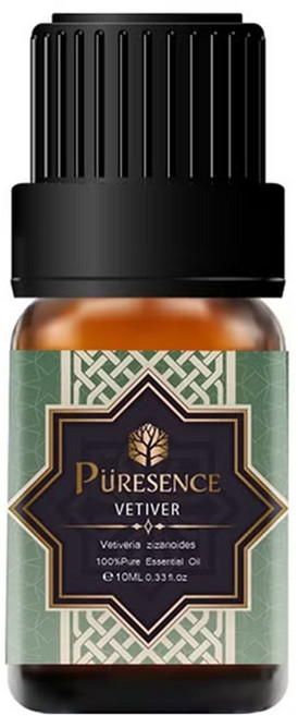 PURESENCE 樸香氛 頂級天然岩蘭草精油 10ml, 1盒