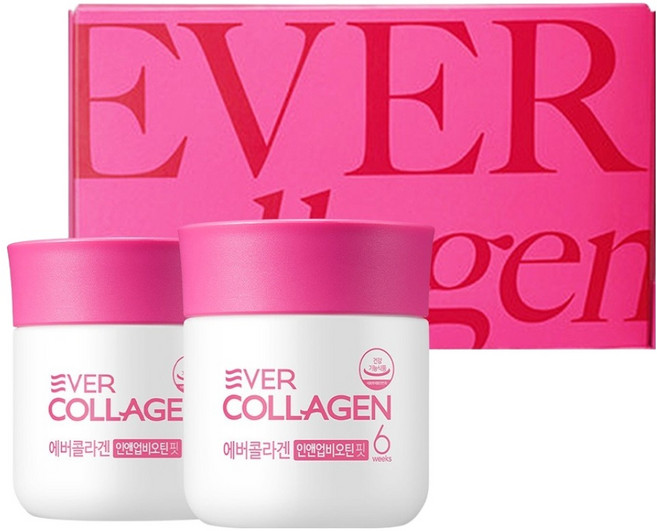 에버콜라겐 인앤업 비오틴 핏 선물세트, 84정, 2개