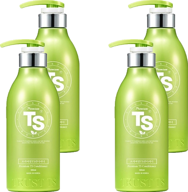 TS 프리미엄 모발영양케어 컨디셔너, 500ml, 4개