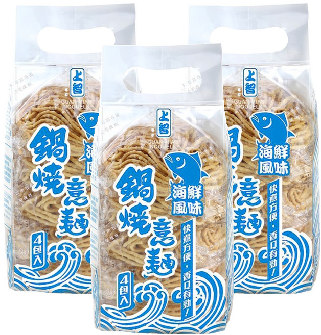 上智 鍋燒意麵 海鮮風味, 280g, 3袋