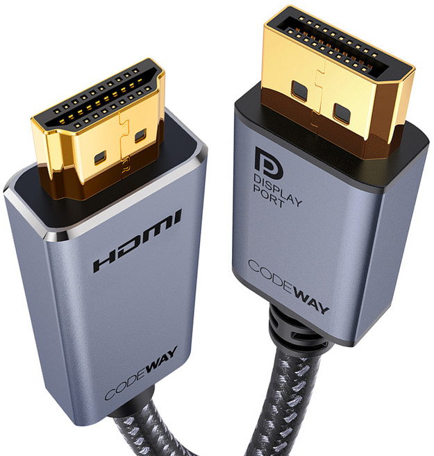 CODEWAY DP轉HDMI傳輸線, 5m, 1條