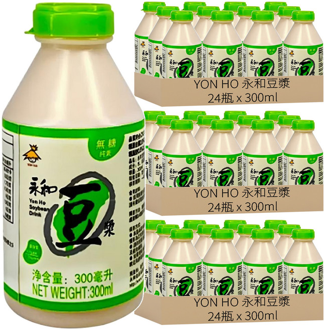 YON HO 永和豆漿 無糖豆漿, 300ml, 72瓶
