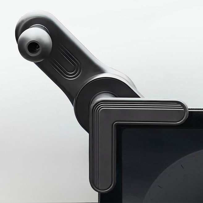 주파집 제네시스 GV80 전용 모니터 핸드폰 거치대 마운트, 1개, 블랙