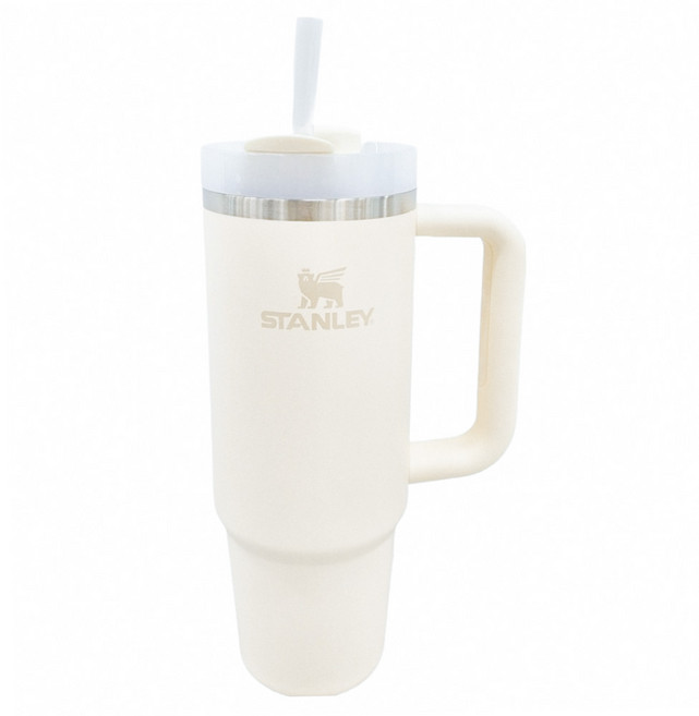 STANLEY 冒險系列 吸管隨手杯2.0, 880ml, 象牙白, 1個