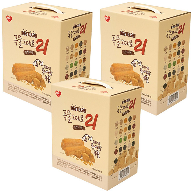 KEMY 21種穀物夾心捲 黃豆粉年糕風味, 900g, 3個
