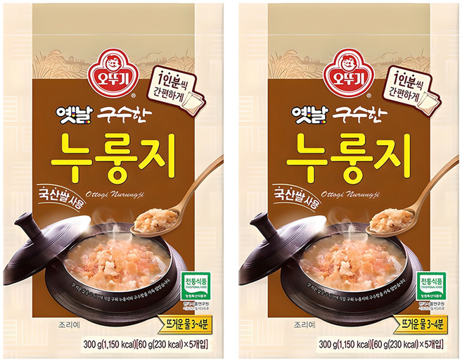 OTOKI 不倒翁 即食香濃鍋巴粥, 300g, 2個