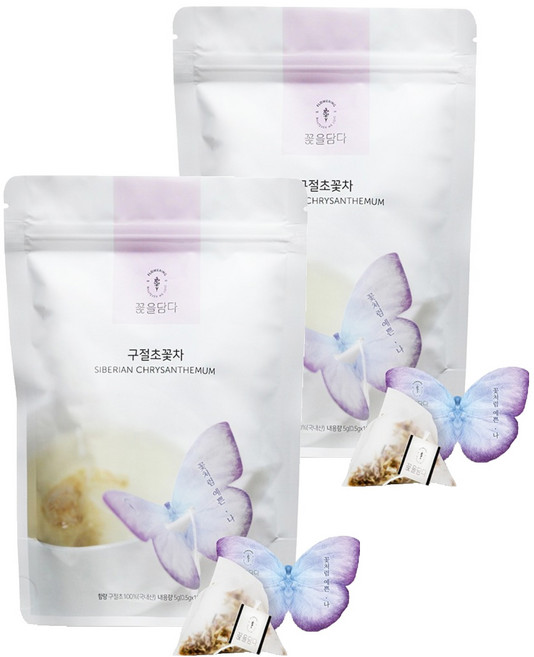 꽃을담다 나비티백 구절초꽃차, 500mg, 10개입, 2개