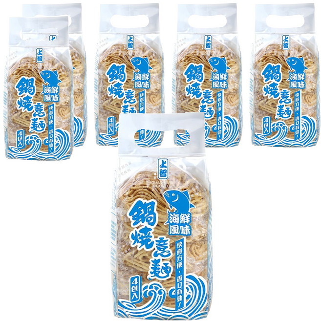 上智 鍋燒意麵 海鮮風味, 280g, 6袋