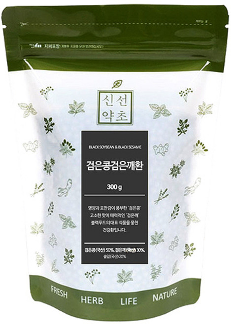 신선약초 검은콩검은깨환, 1개, 300g