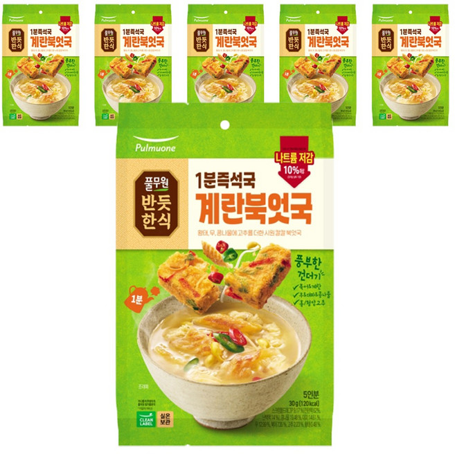 생가득 황태계란 북어국, 6g, 6개