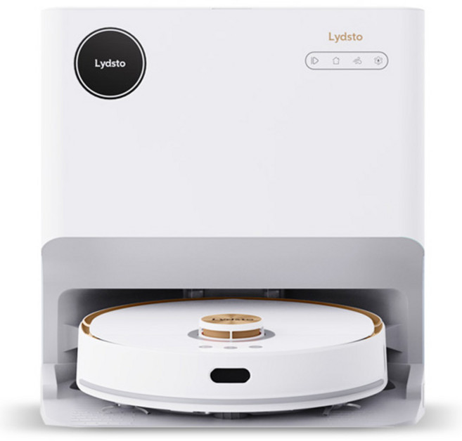 라이드스토 W2 엣지 로봇청소기, YM-W2-MW06, 화이트골드