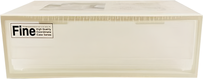 KEYWAY 聯府 簡約單抽收納盒 2.8L 0.45kg, 透明色, 1個