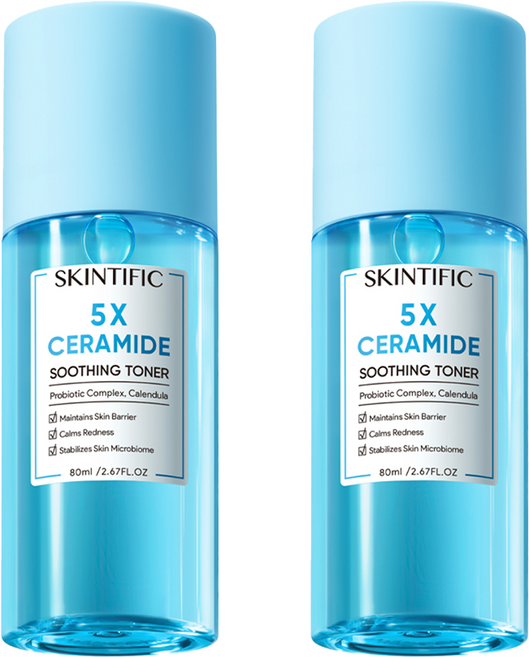 SKINTIFIC 5X 神經醯胺化妝水, 80ml, 2瓶