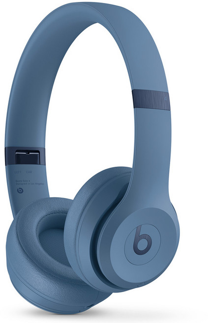 Apple Beats Solo 4 블루투스 무선 헤드폰, 슬레이트 블루, MUW43ZP/A