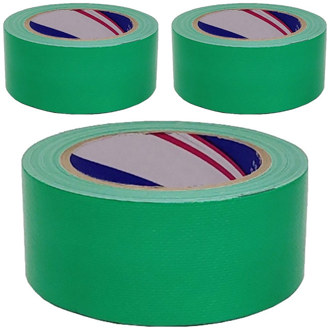 부광테이프 천면 청테이프 48mm x 23m, 청색, 3개