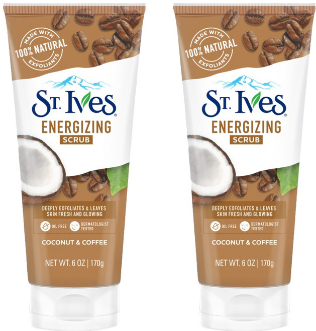 세인트이브스 스크럽 코코넛 앤 커피, 2개, 170g