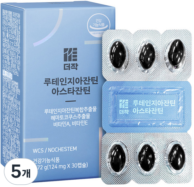 더작 루테인지아잔틴 아스타잔틴, 30정, 5개