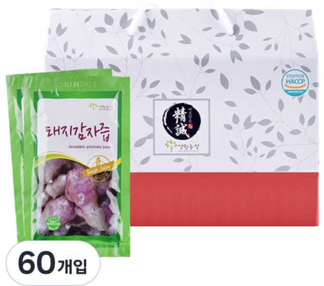양원농장 돼지감자즙, 60개, 80ml