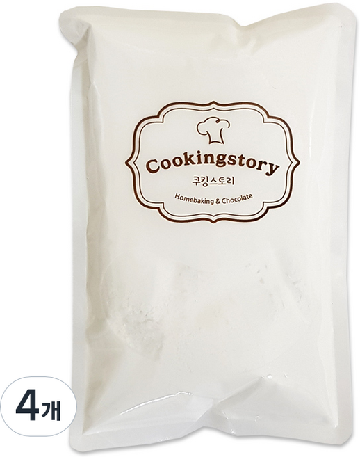 쿠킹스토리 슈크림믹스, 300g, 4개